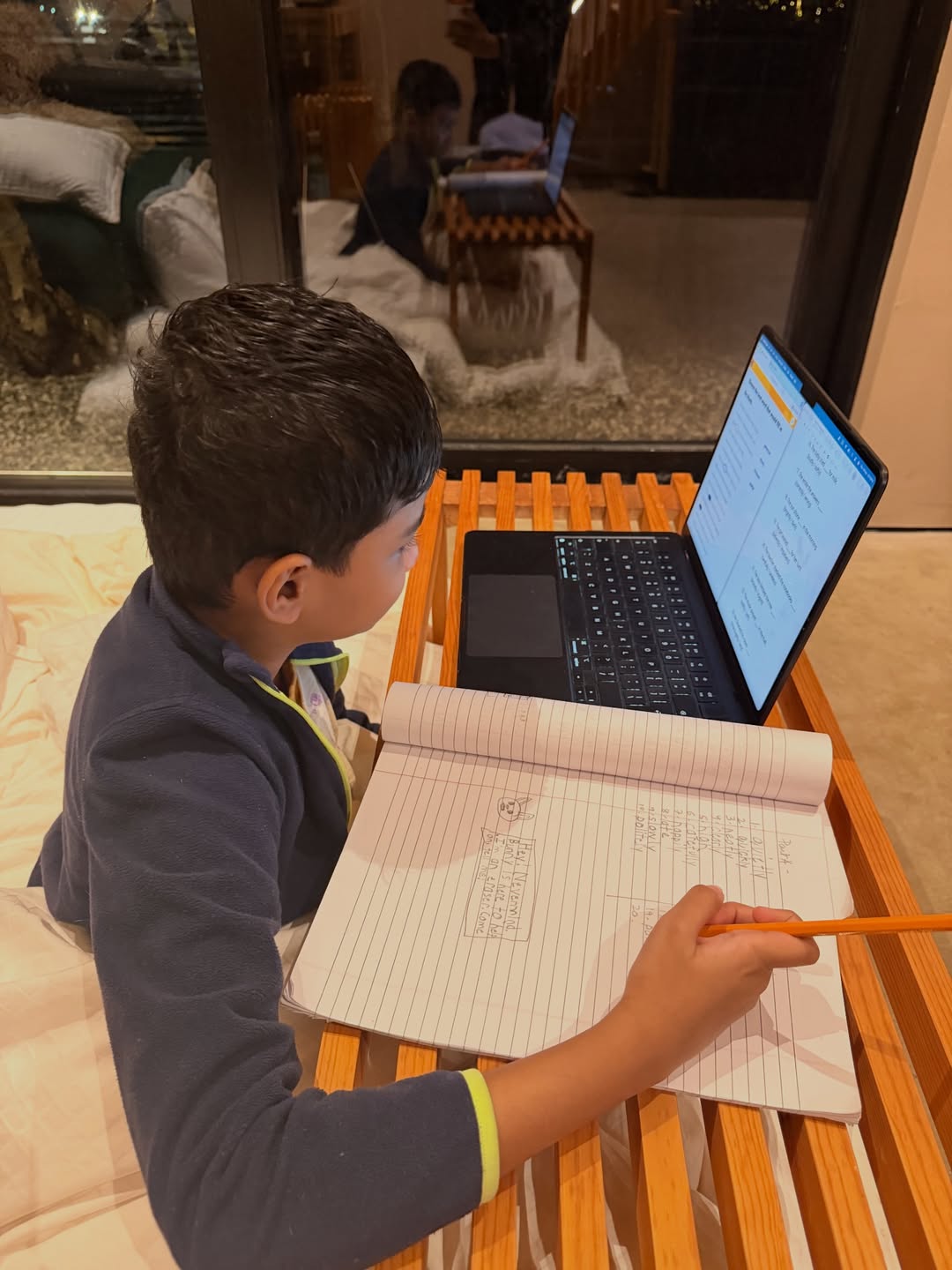 Doing homework